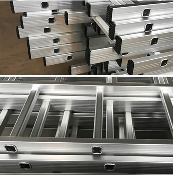 የአልሙኒየም ስካድል መሰላል መሰላል