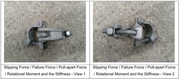 ድርብ መቆጣጠሪያ SGS ሪፖርቶች 1