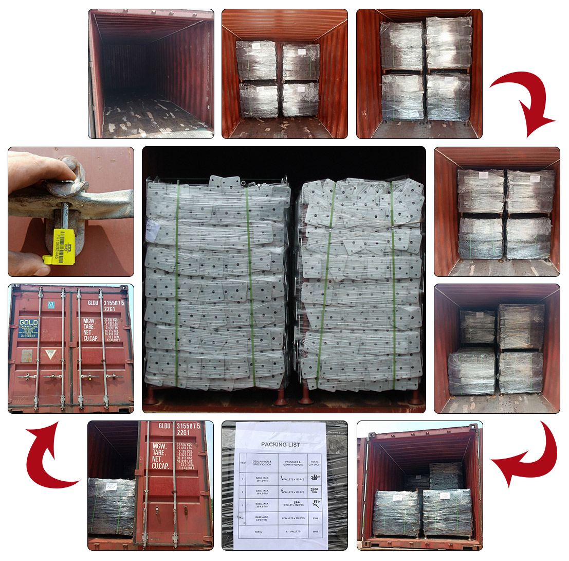 የጃክፊንግ ጃክ ማሸጊያ እና ጭነት