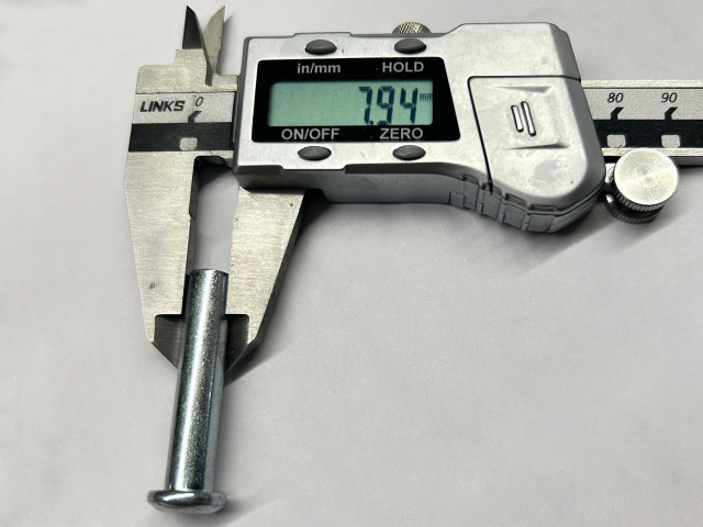 UK Drop Forged Scafolding Coupler Rivet መጠን