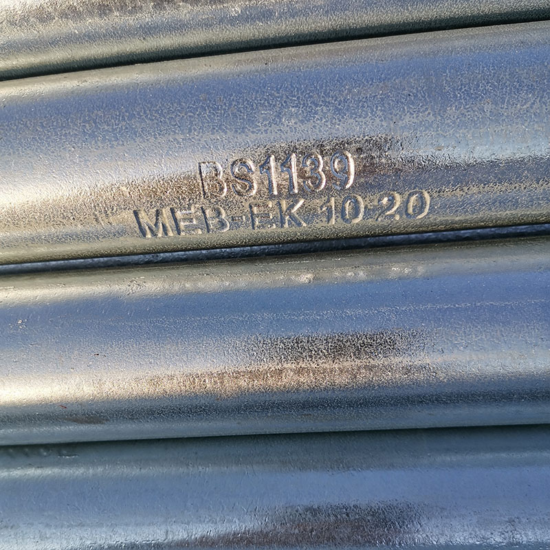 BS1139 Scofflodloding ቧንቧ