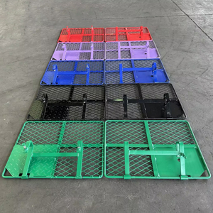 ስካፎልዲንግ ወጥመድ በር ከተለያዩ ቀለሞች ጋር