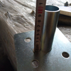ነጭ Zinc የ Scefflodlodloding የአካል ብቃት እንቅስቃሴ ቱቦላር ቤዝ ሳህን