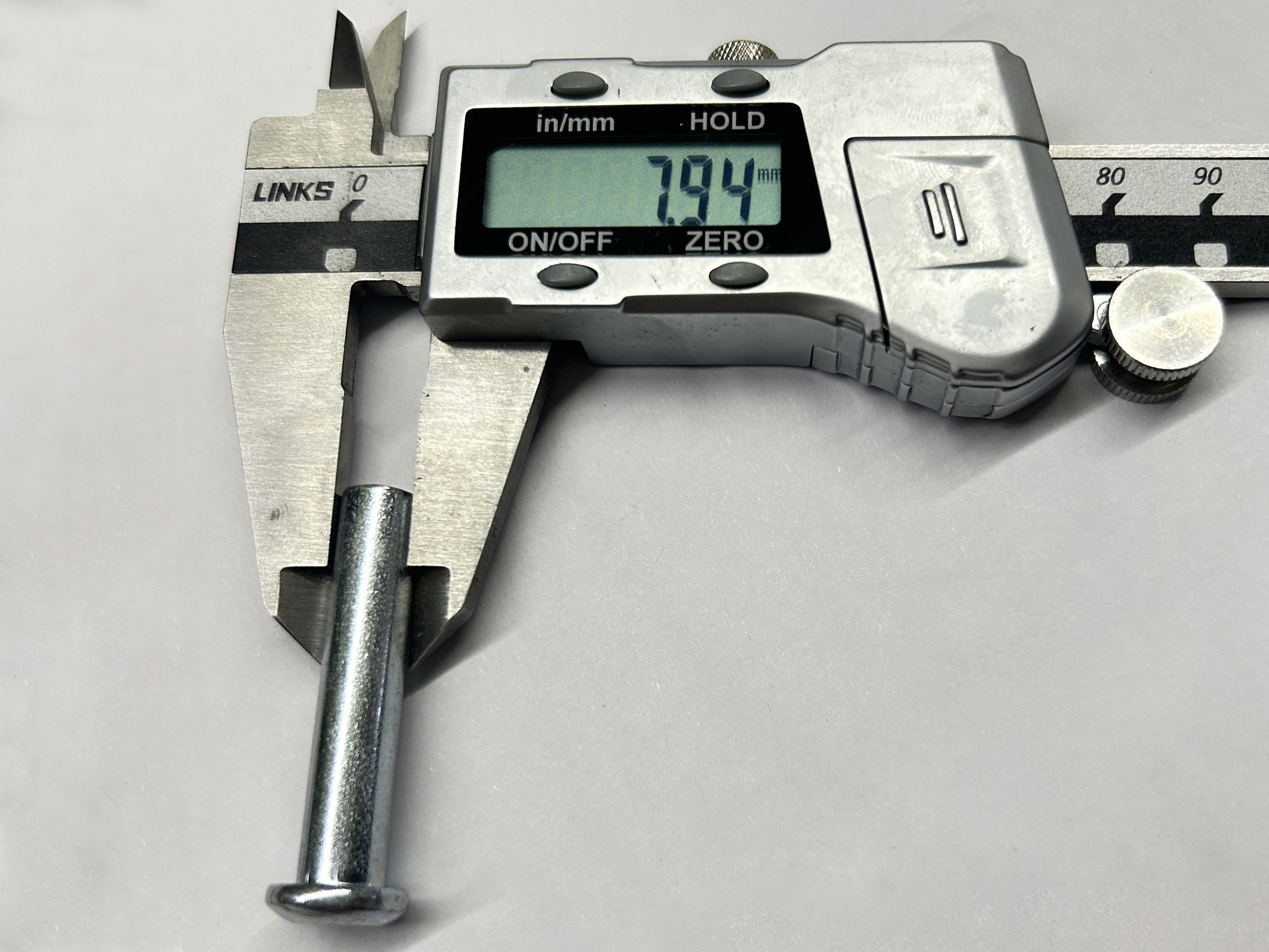 ስካፎልዲንግ ሪቬት መጠን 