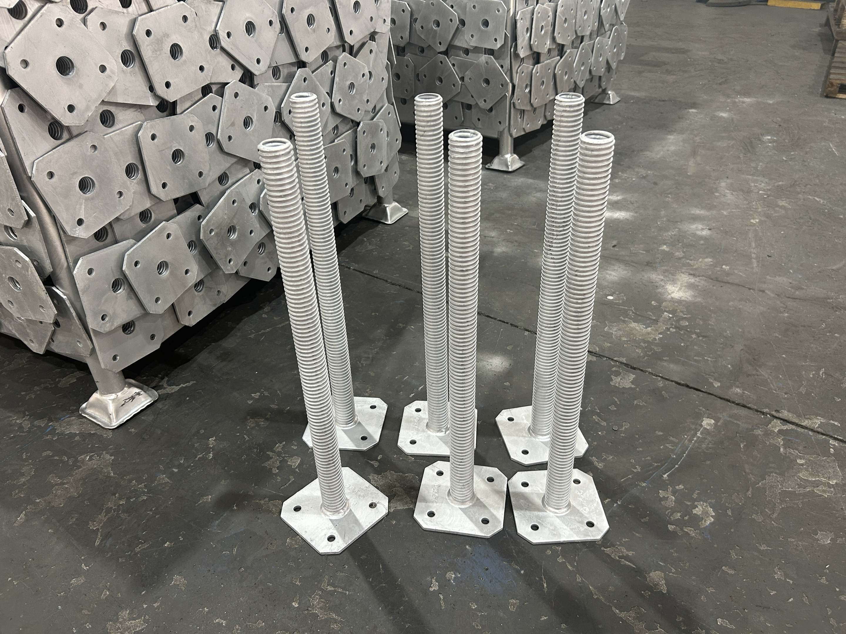 የ Scafflodlod የመሬት ላይ ጃክ