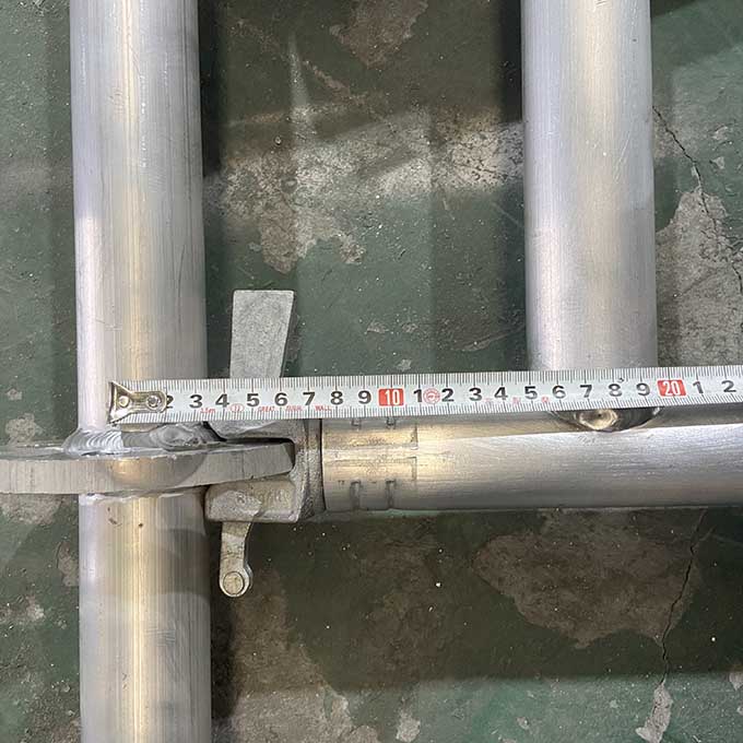 Aluminum Ringlock Scaffolding Transom ትሬስስ